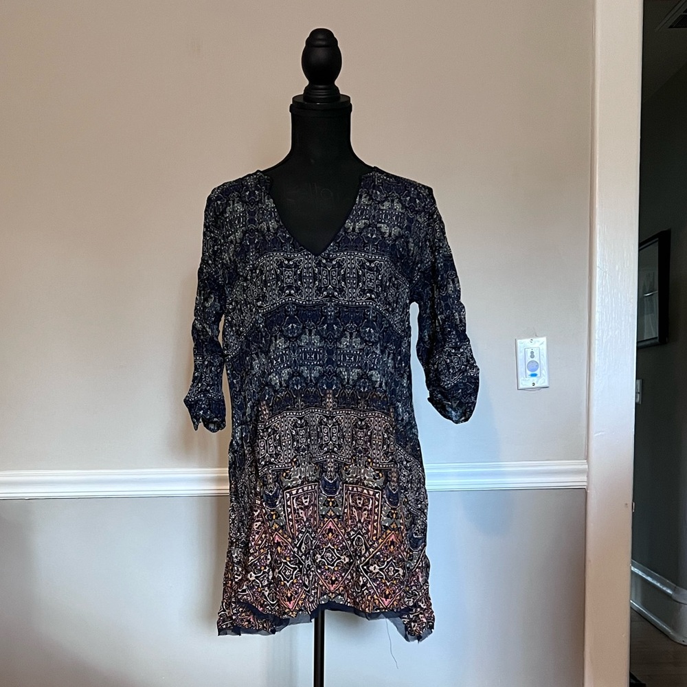 NEW, Urban Outfitters, multi-colored dress (mainly navy)